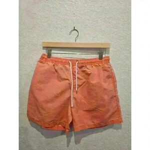 Zara men Orange swimming trunk. Size Large.